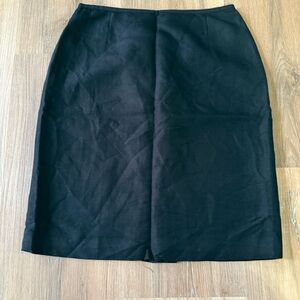 Vtg Annex Casual Corner Black Pencil Skirt
